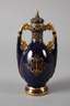 Rudolstadt-Volkstedt Potpourrivase im Wiener Stil