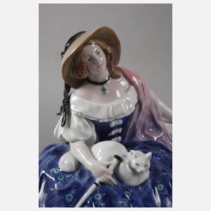Rudolstadt-Volkstedt "Dame mit Katze"