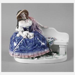 Rudolstadt-Volkstedt "Dame mit Katze"