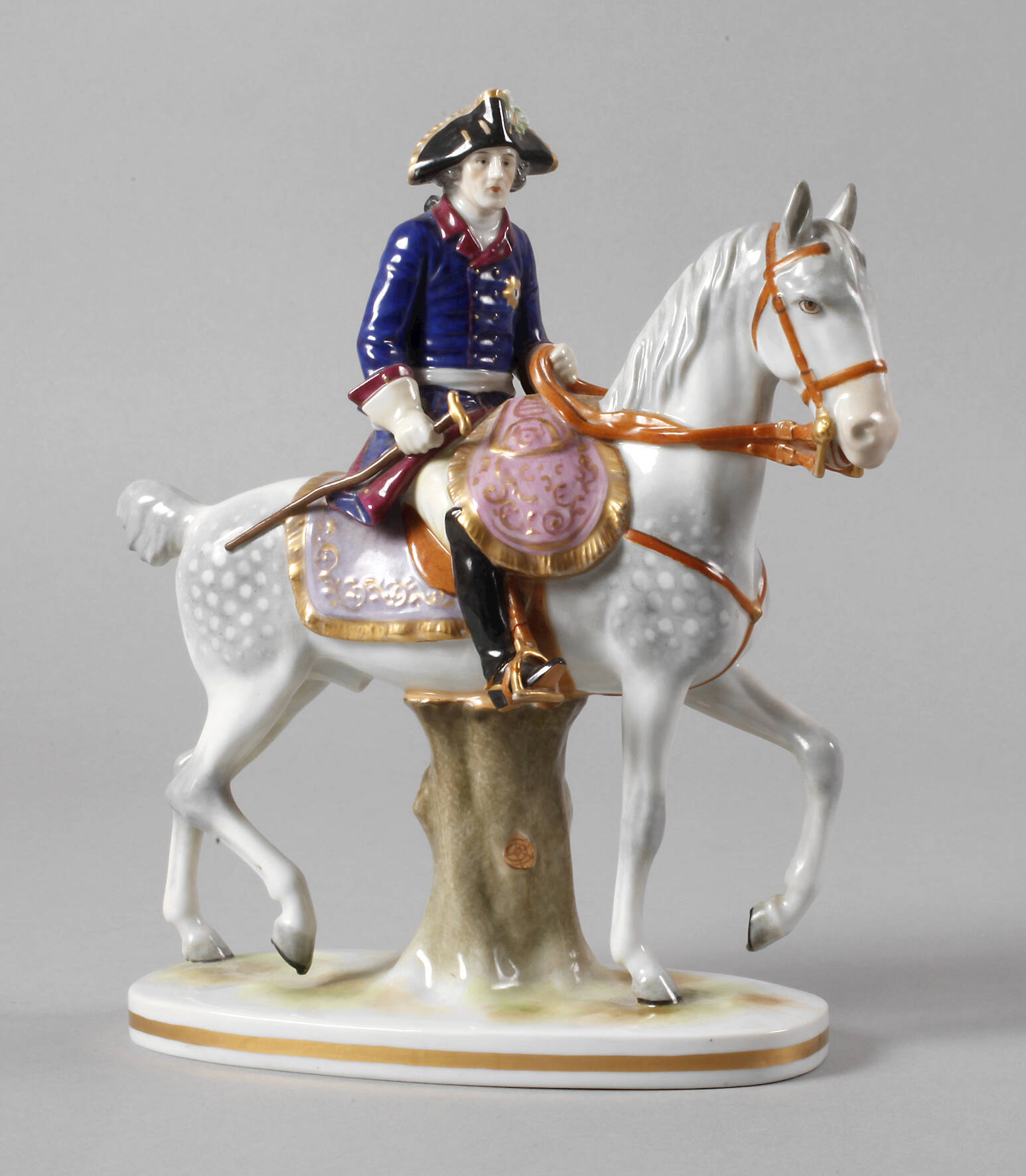 Volkstedt Reiterfigur "Friedrich der Große"