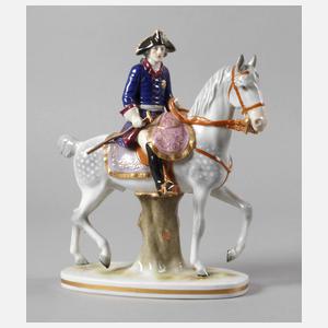 Volkstedt Reiterfigur "Friedrich der Große"