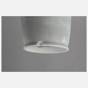 Konvolut Jugendstilvasen mit Landschaftsmalerei