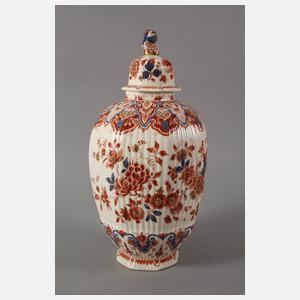 Große Deckelvase Delft
