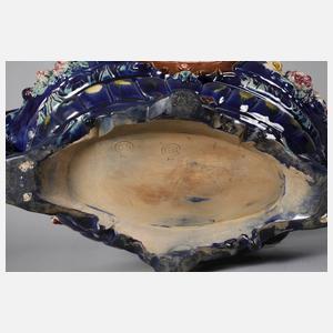 Übergroße Majolika-Jardiniere