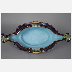 Übergroße Majolika-Jardiniere