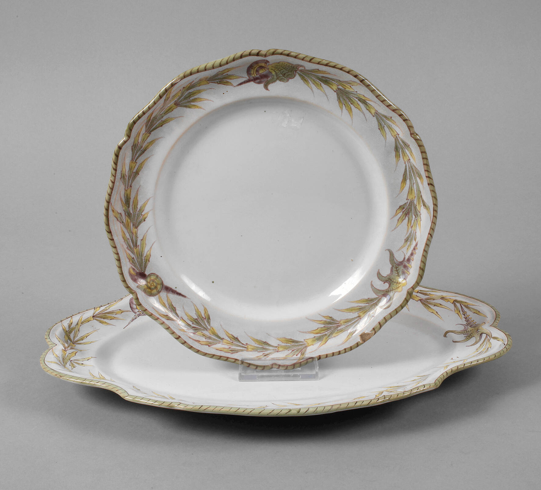 Émile Gallé Teller und Platte