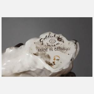 Goldscheider Wien "Laufender Spaniel"