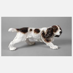 Goldscheider Wien "Laufender Spaniel"