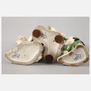 Karlsruhe drei Keramikfiguren