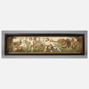 Wandrelief tanzende Bacchanten