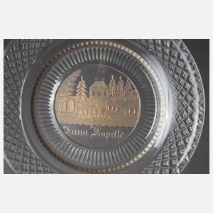 Drei Andenkenteller Biedermeier