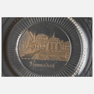 Drei Andenkenteller Biedermeier