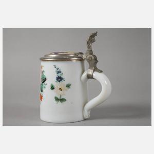 Hochzeitskrug Milchglas