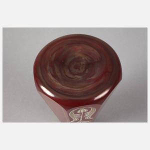 Friedrich Egermann kleine Steinglasvase