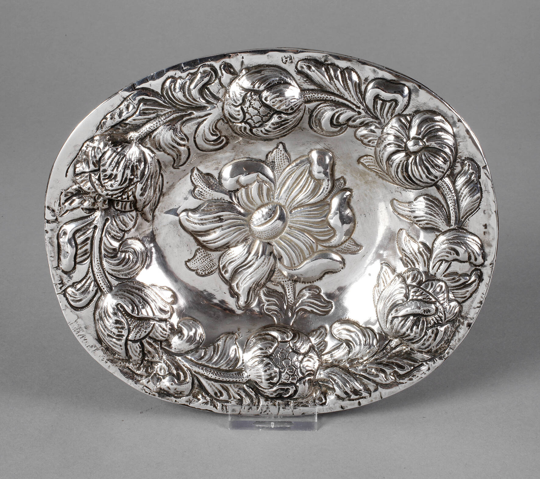 Silber barocke Schauplatte