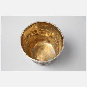 Früher Nürnberger Silberbecher