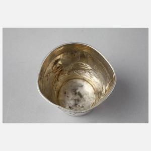 Silber früher Barockbecher Danzig