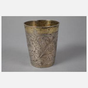 Früher Hamburger Silberbecher