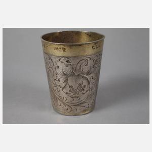 Früher Hamburger Silberbecher