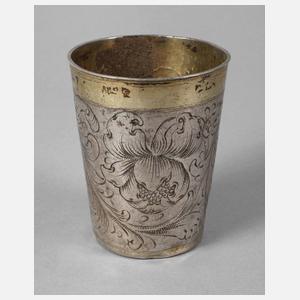 Früher Hamburger Silberbecher