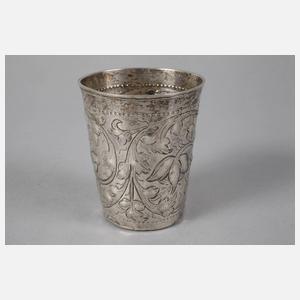 Russland Silberbecher 1739