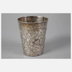 Russland Silberbecher 1739