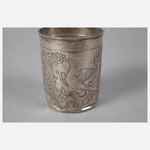 Russland Silberbecher 1764