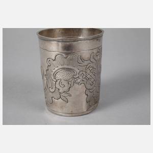 Russland Silberbecher 1764