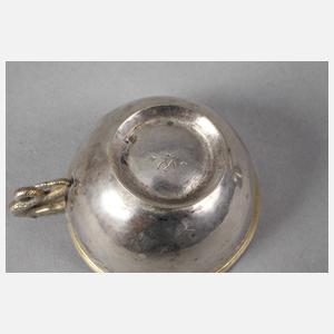 Zwei Branntwein-Probierschalen