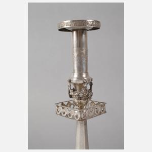 Klassizistischer Silberleuchter