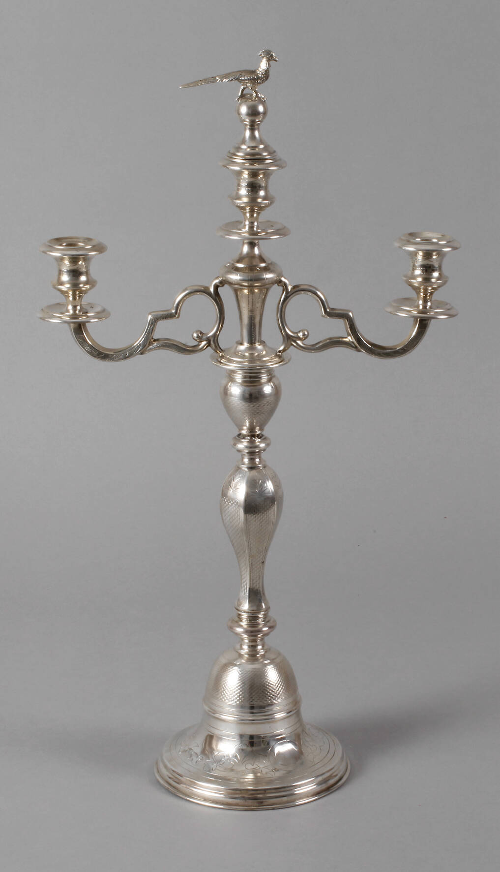 Großer Wiener Silberleuchter