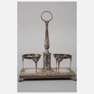 Silber Menage Biedermeier Augsburg