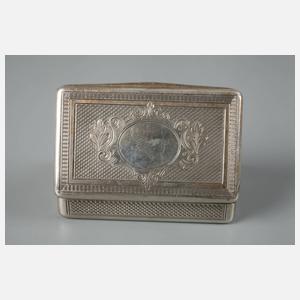 Silber kleine Tabatiere Historismus