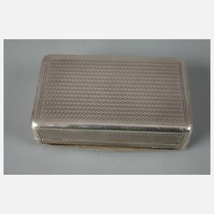 Silber kleine Tabatiere Historismus