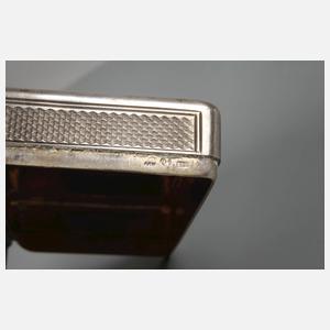 Silber kleine Tabatiere Historismus