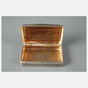 Silber kleine Tabatiere Historismus