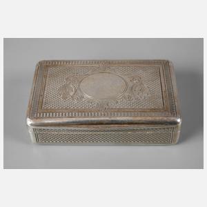 Silber kleine Tabatiere Historismus