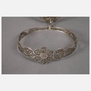 Feine Silberdrahtarbeit