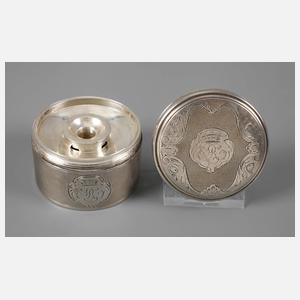 Spiritusbrenner mit Adelswappen