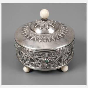 Feine jüdische Silberdose