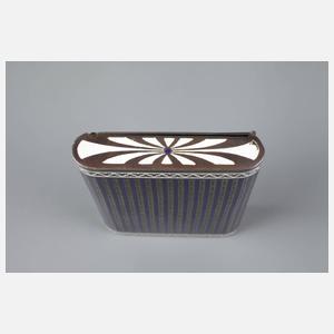 Zigarettenetui Silber und Email