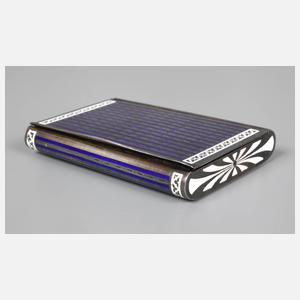 Zigarettenetui Silber und Email