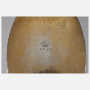 Silber Haarbürste aus Adelsbesitz