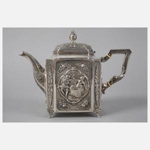 Teekanne Silber