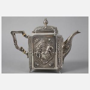 Teekanne Silber