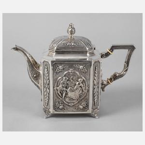 Teekanne Silber
