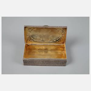 Silbertabatiere Historismus