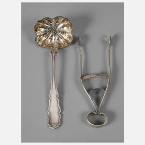 Silber zwei Vorlegeteile Wien