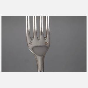 Frankreich Salatbesteck Silber