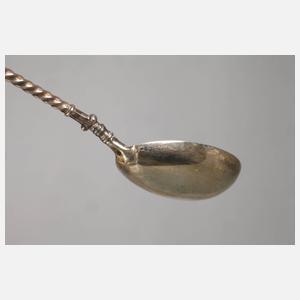 Sechs Kaffee- und sechs Mokkalöffel jagdlich